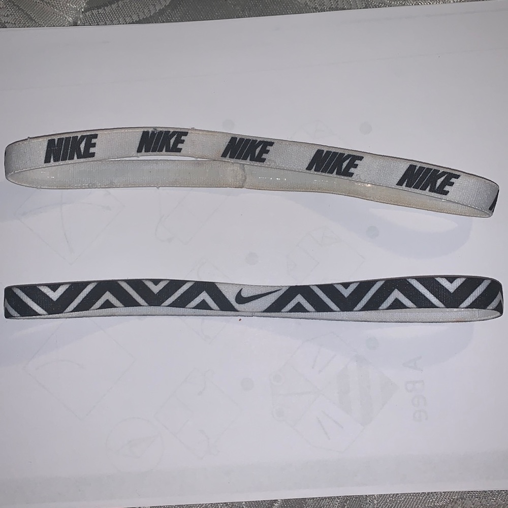 2 Nike Headbands! Black and white.